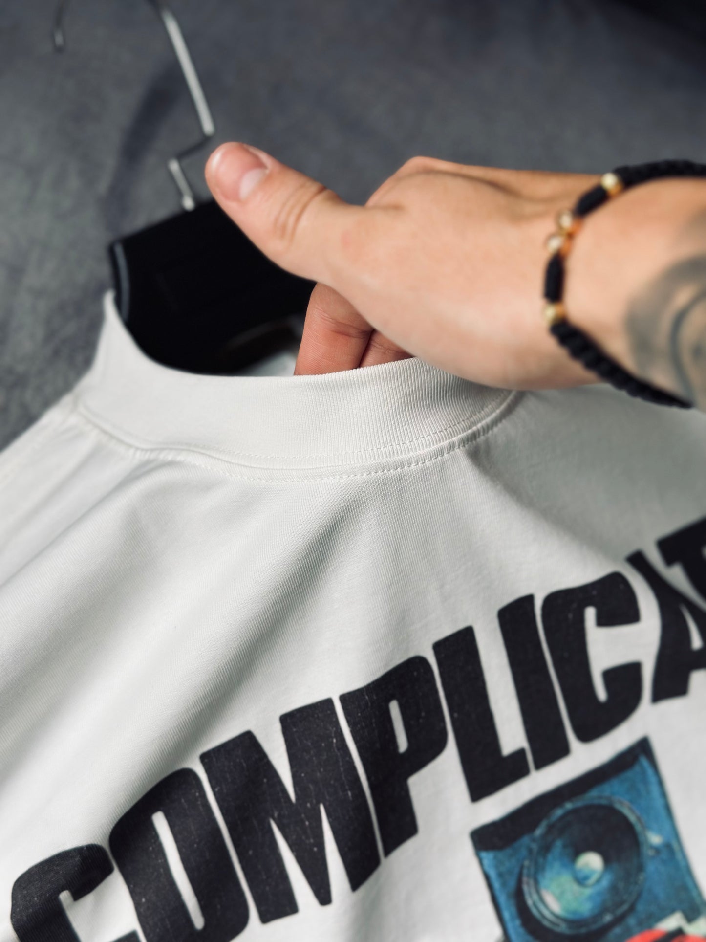 CAMISETA OVERSIZE WIN BLANCA COMPLICATED