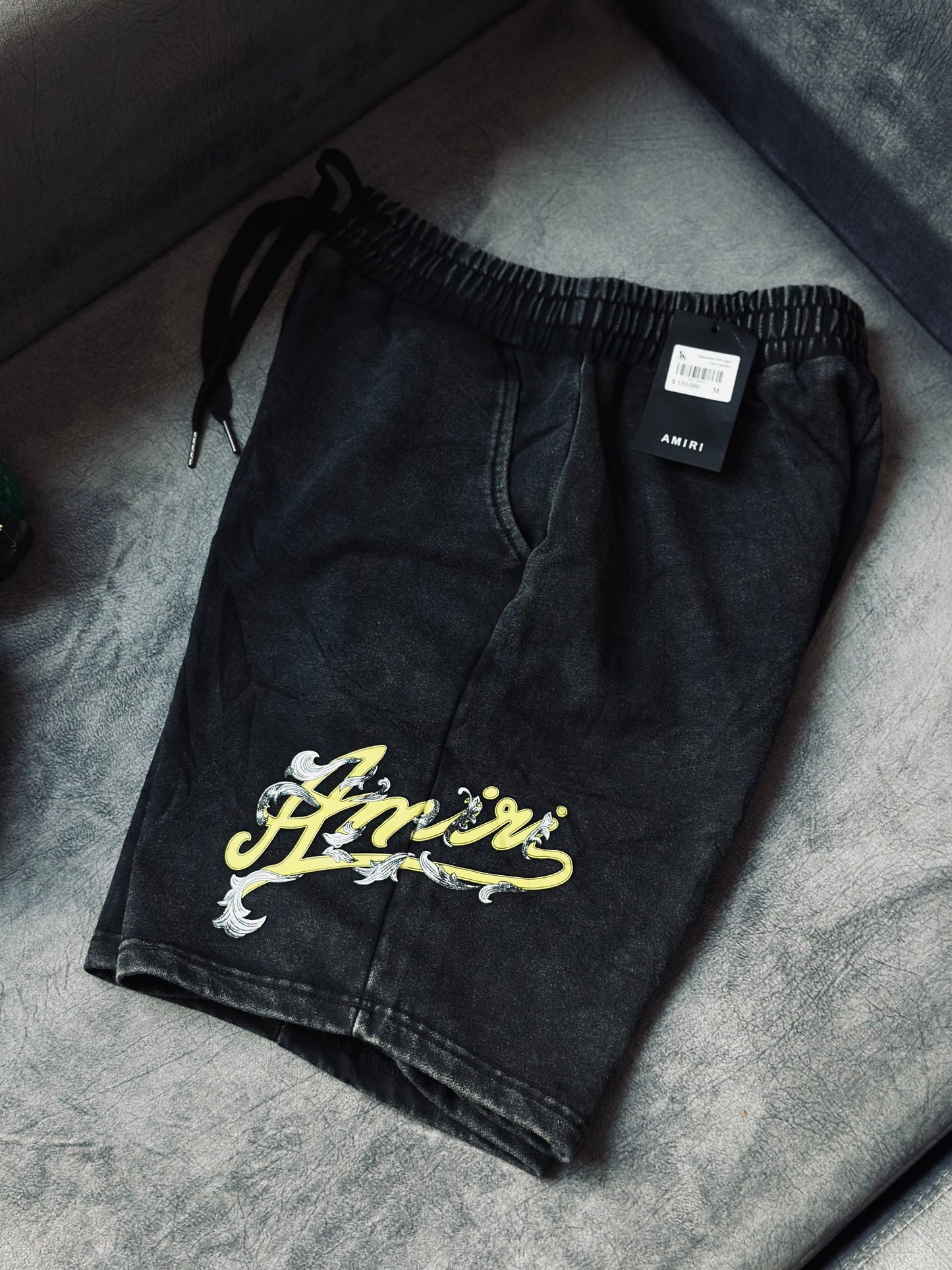 PANTALONETA AMI NEGRA AMI AMARILLO