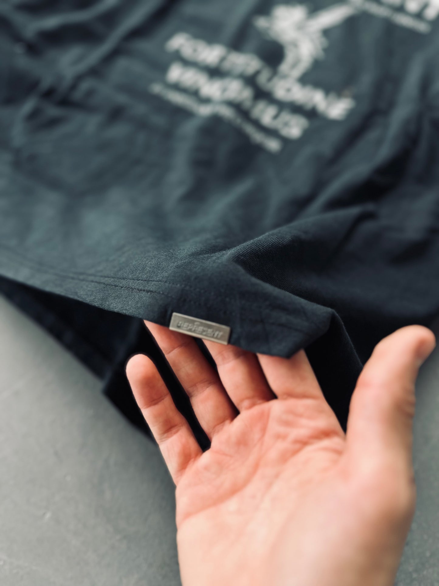 CAMISETA OVERSIZE REP GRIS HORIZONS