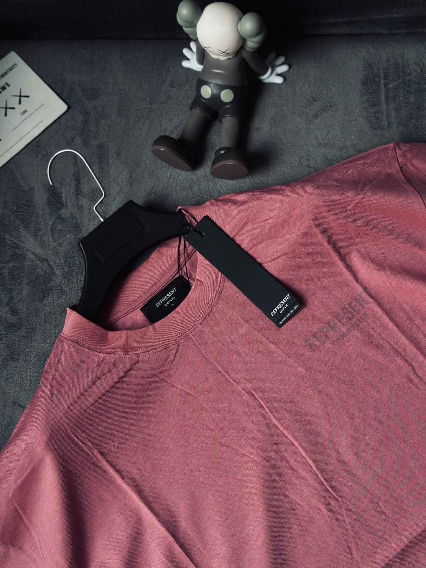 CAMISETA OVERSIZE REP ROSADO CLASICO