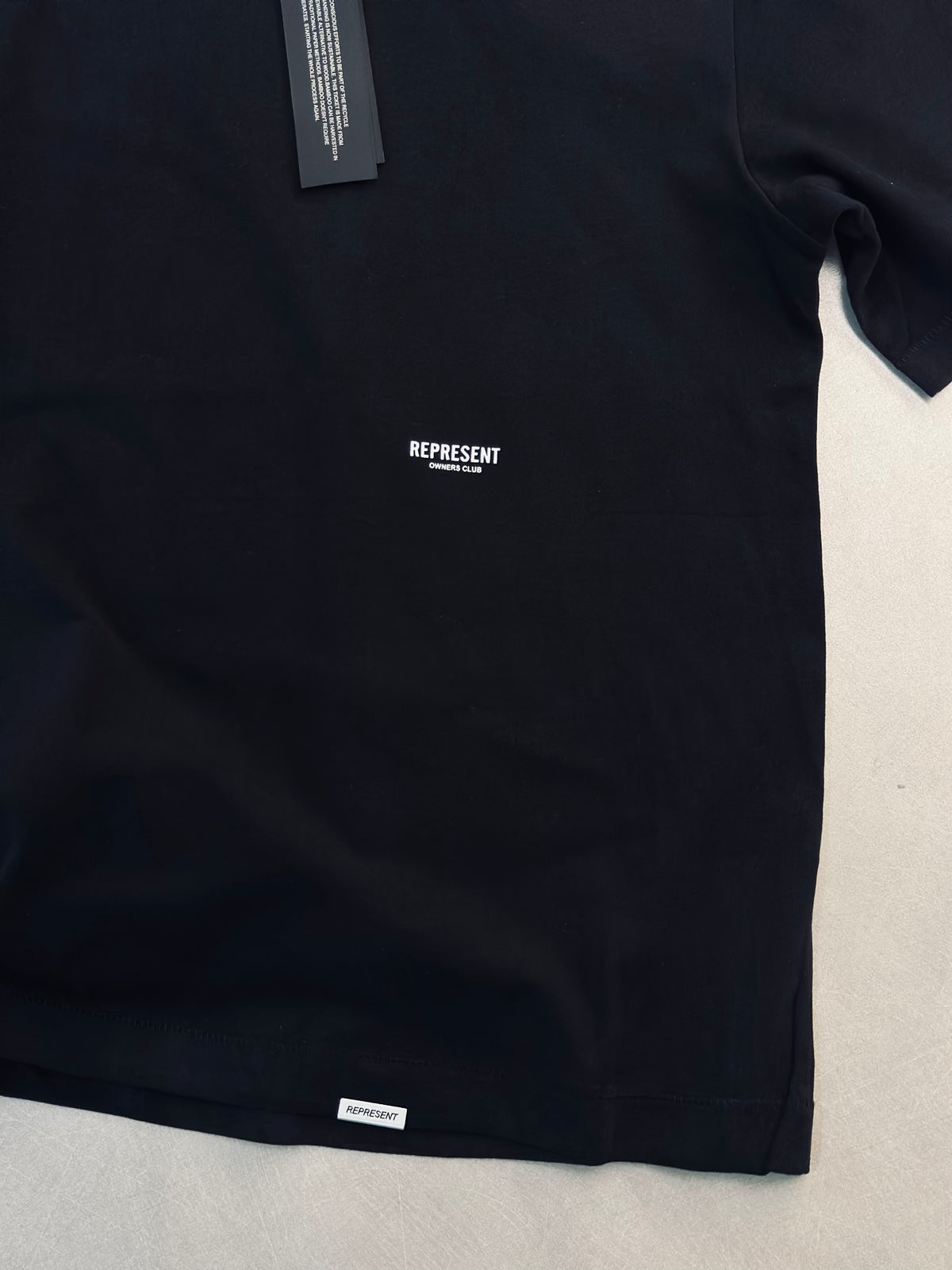 CAMISETA OVERSIZE REP NEGRA BASICA