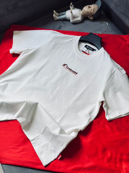 CAMISETA SLIM CLE BLANCA C DOS ANGELES