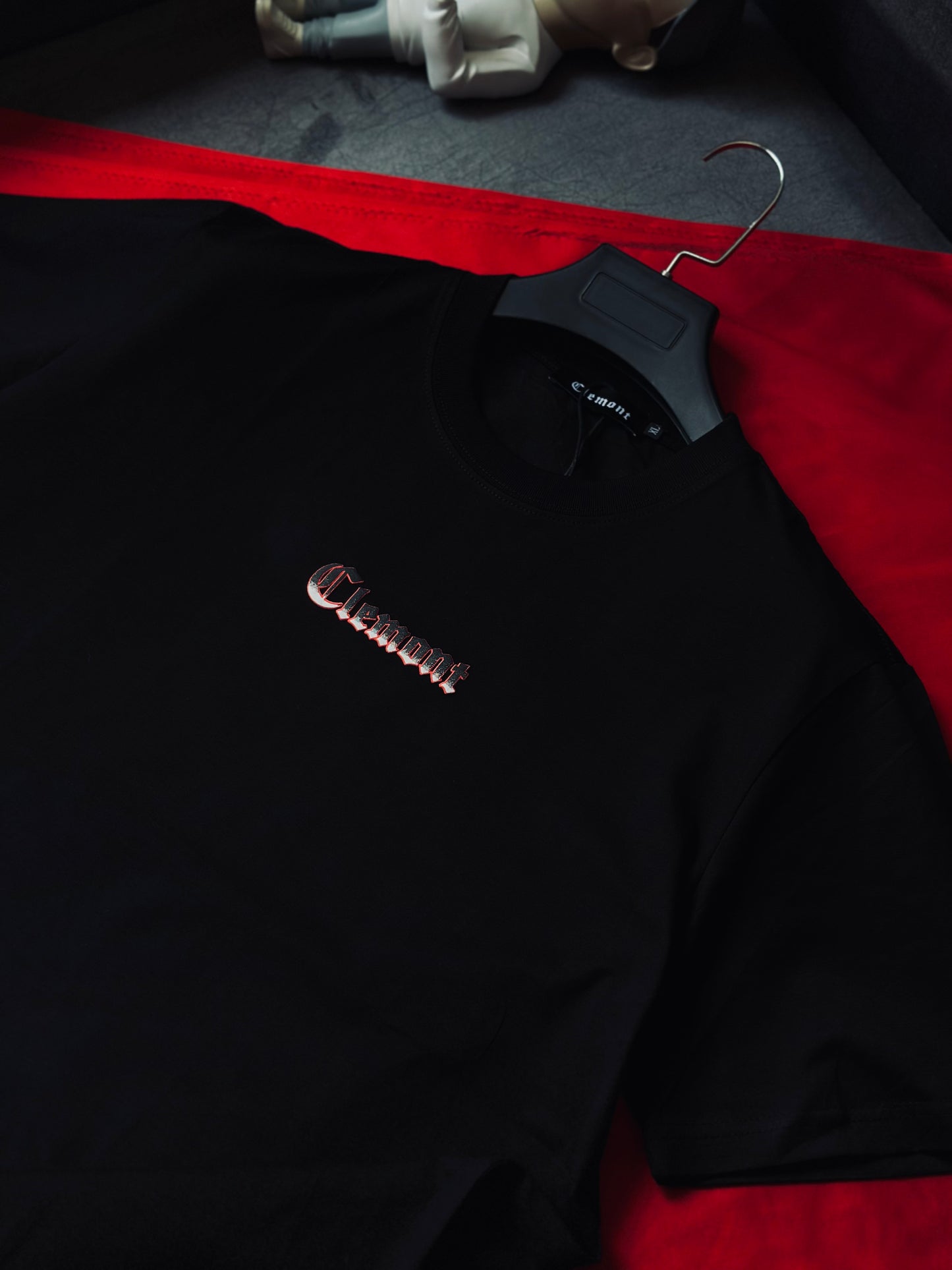 CAMISETA SLIM CLE NEGRA C DOS ANGELES
