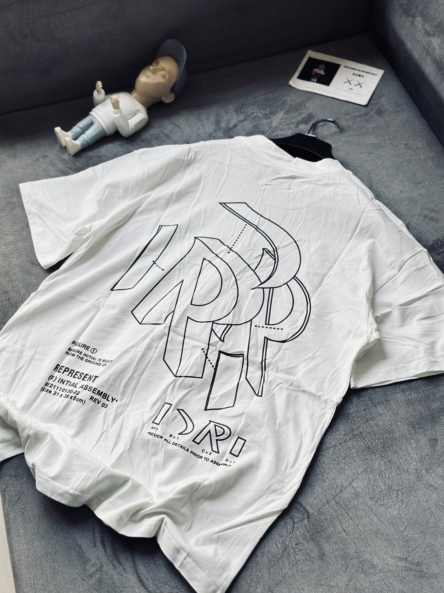 CAMISETA OVERSIZE REP BLANCA FORMA R