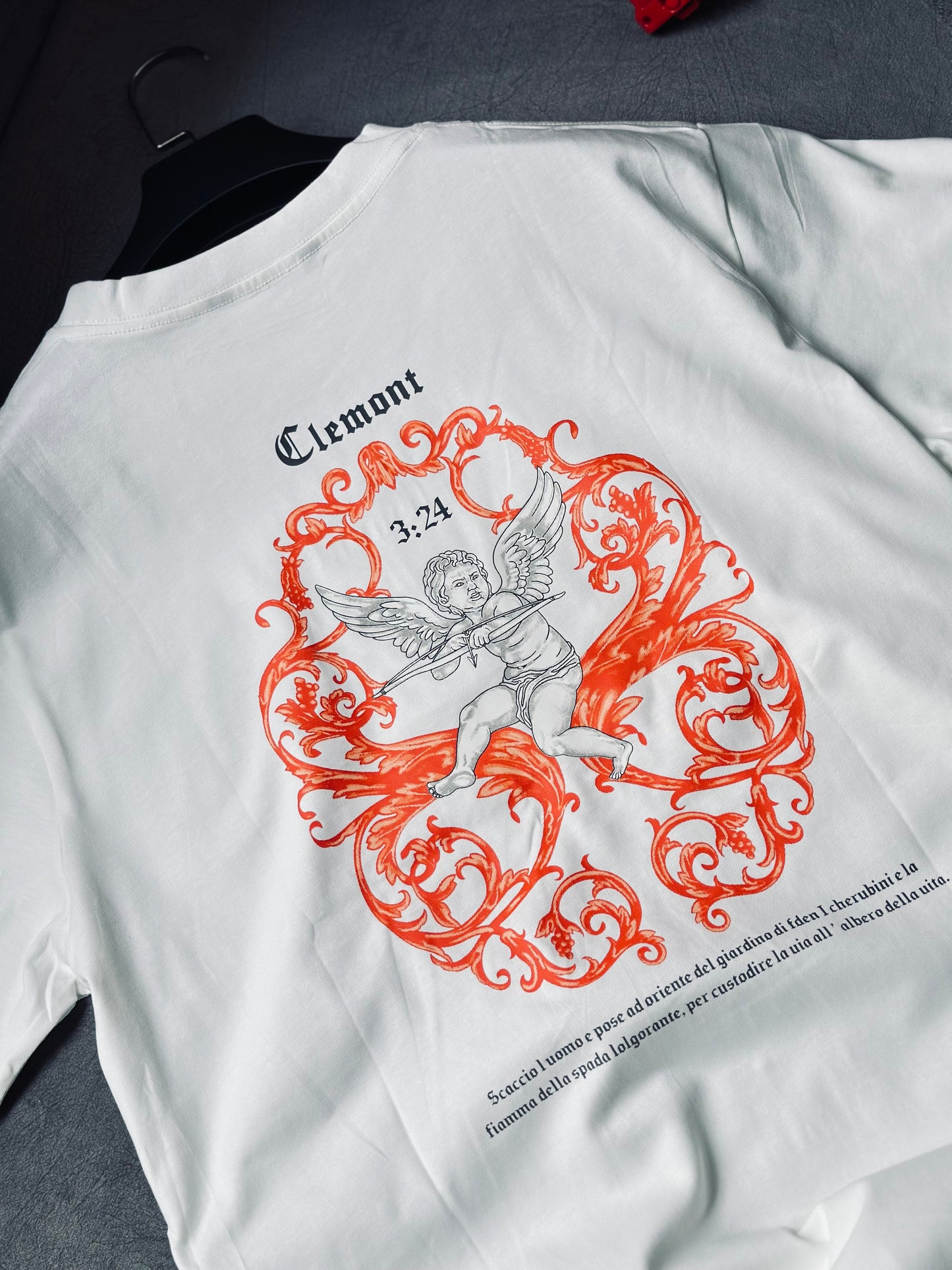 CAMISETA SLIM CLE BLANCA ANGEL 3:24
