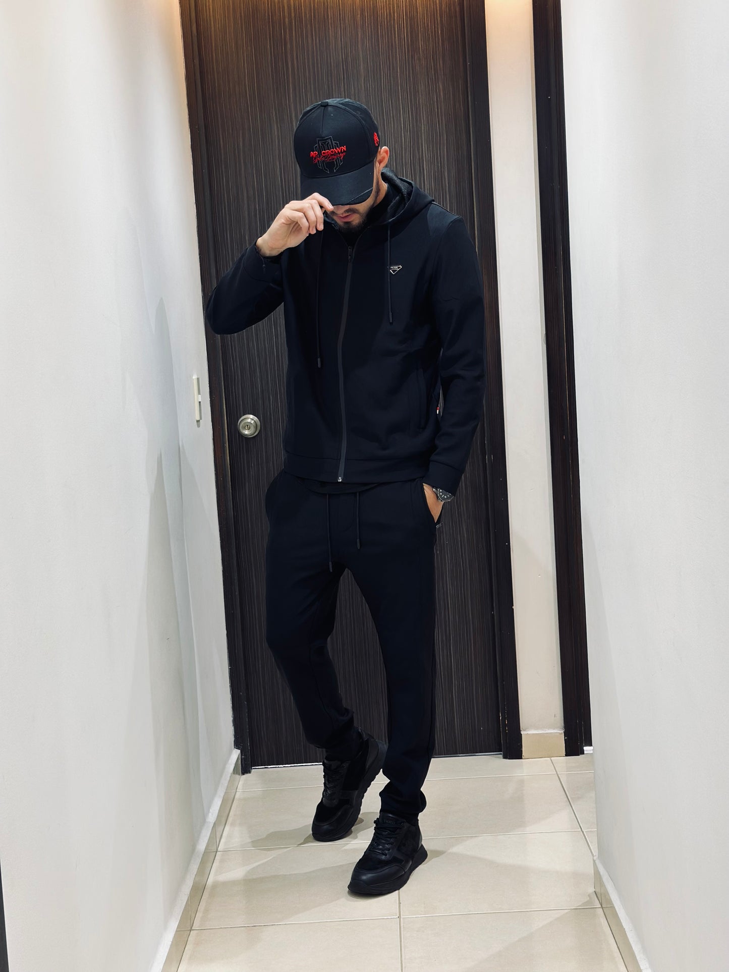 SUDADERA DE LUJO PRA NEGRO CLASICO