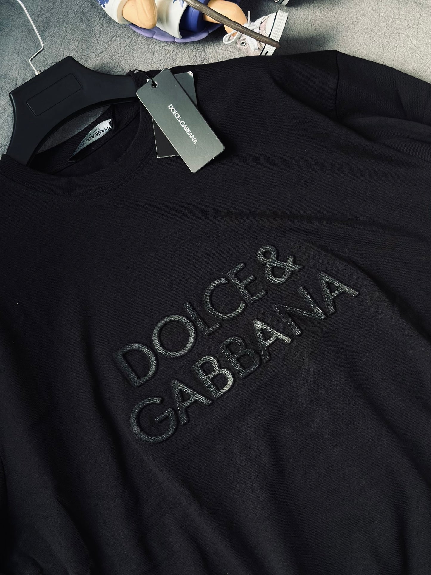 CAMISETA OVERSIZE TC DOL NEGRA ALTORRELIEVE