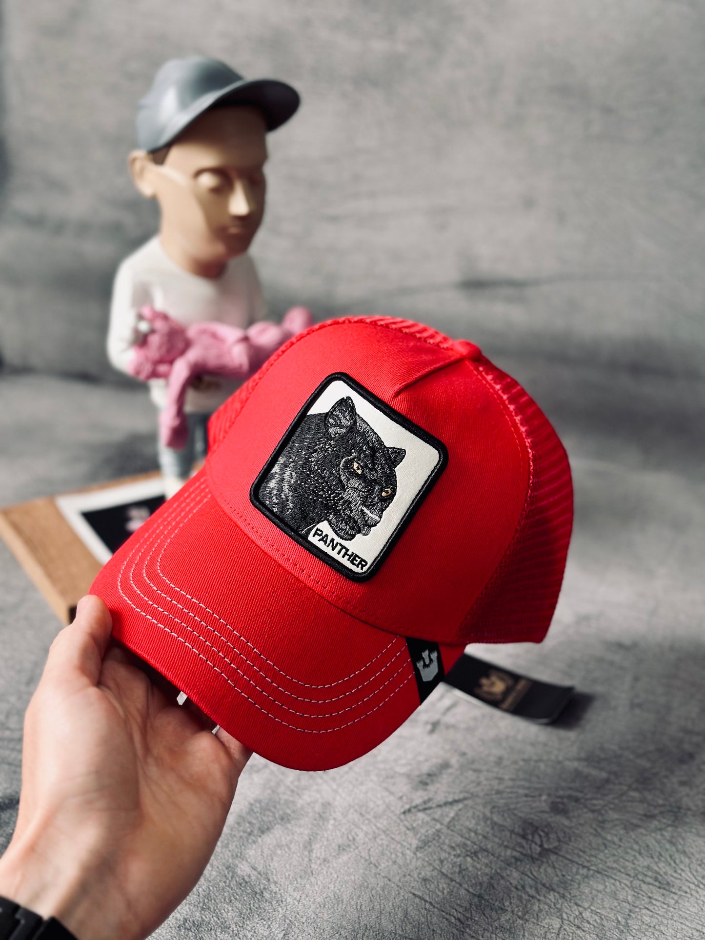 GORRA PREMIUM GOO ROJA PANTERA