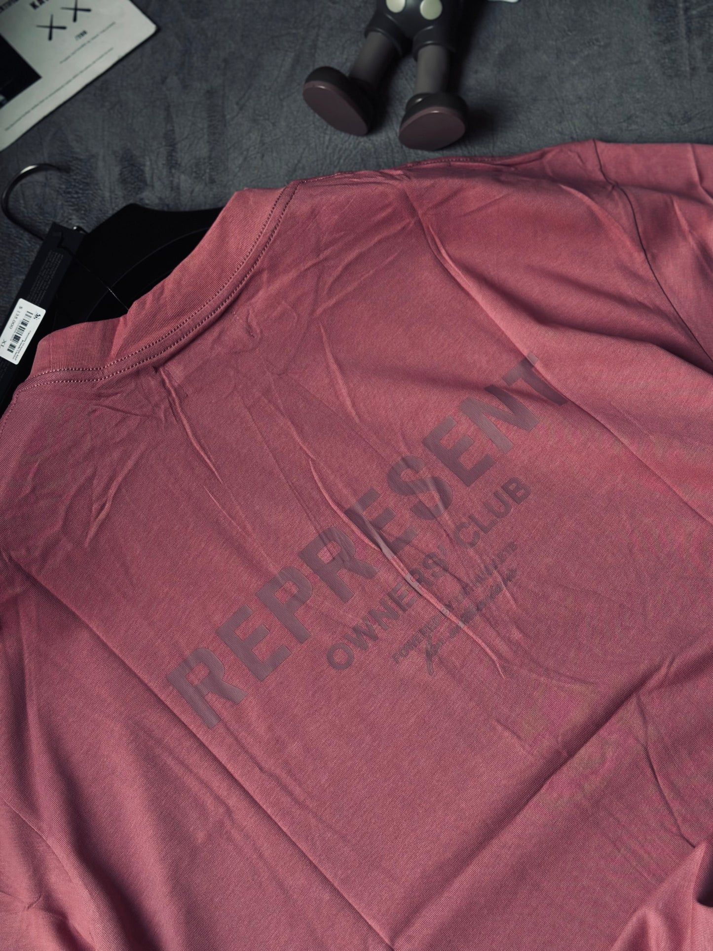 CAMISETA OVERSIZE REP ROSADO CLASICO