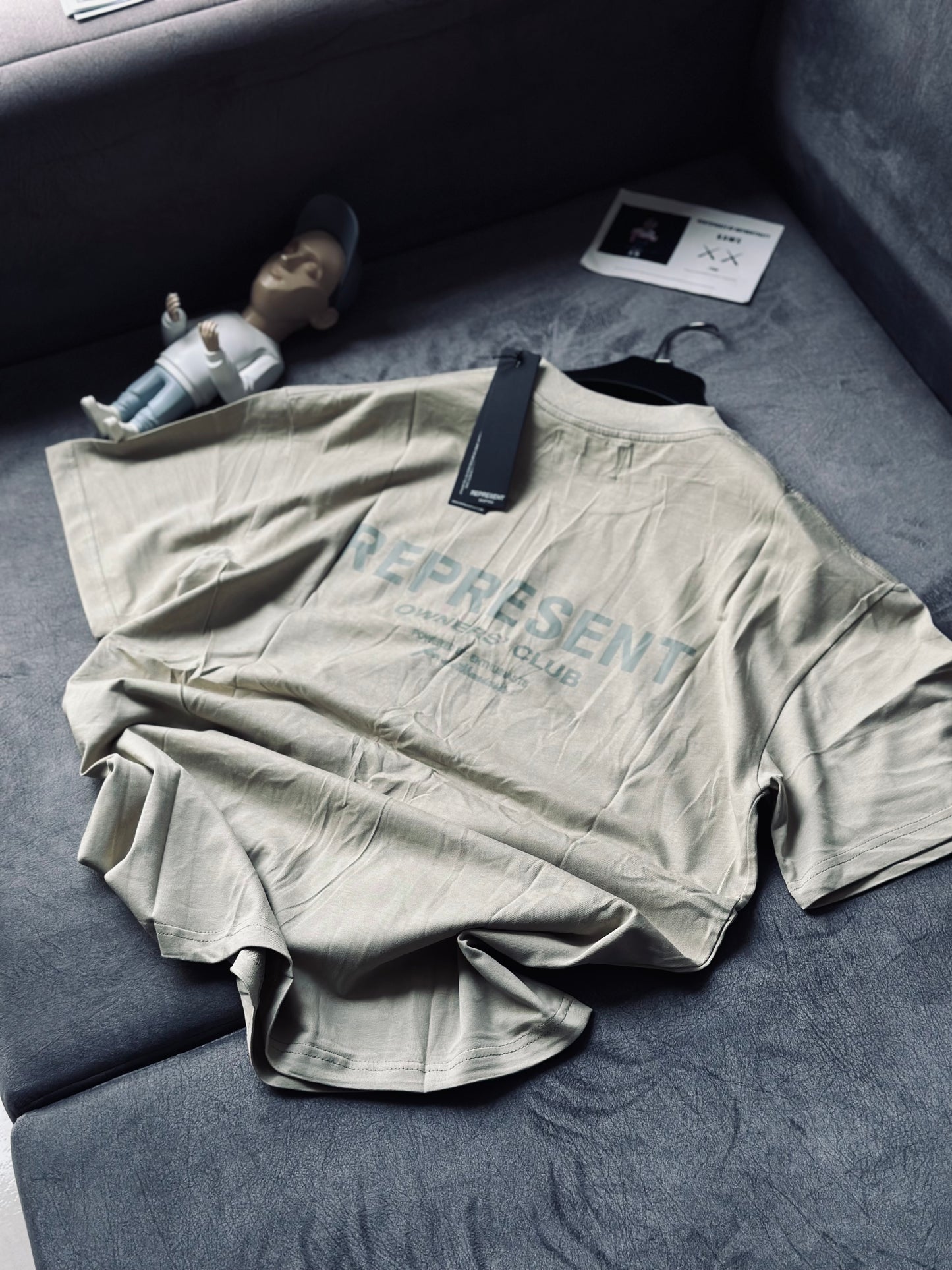 CAMISETA OVERSIZE REP VERDE MENTA CLASICO