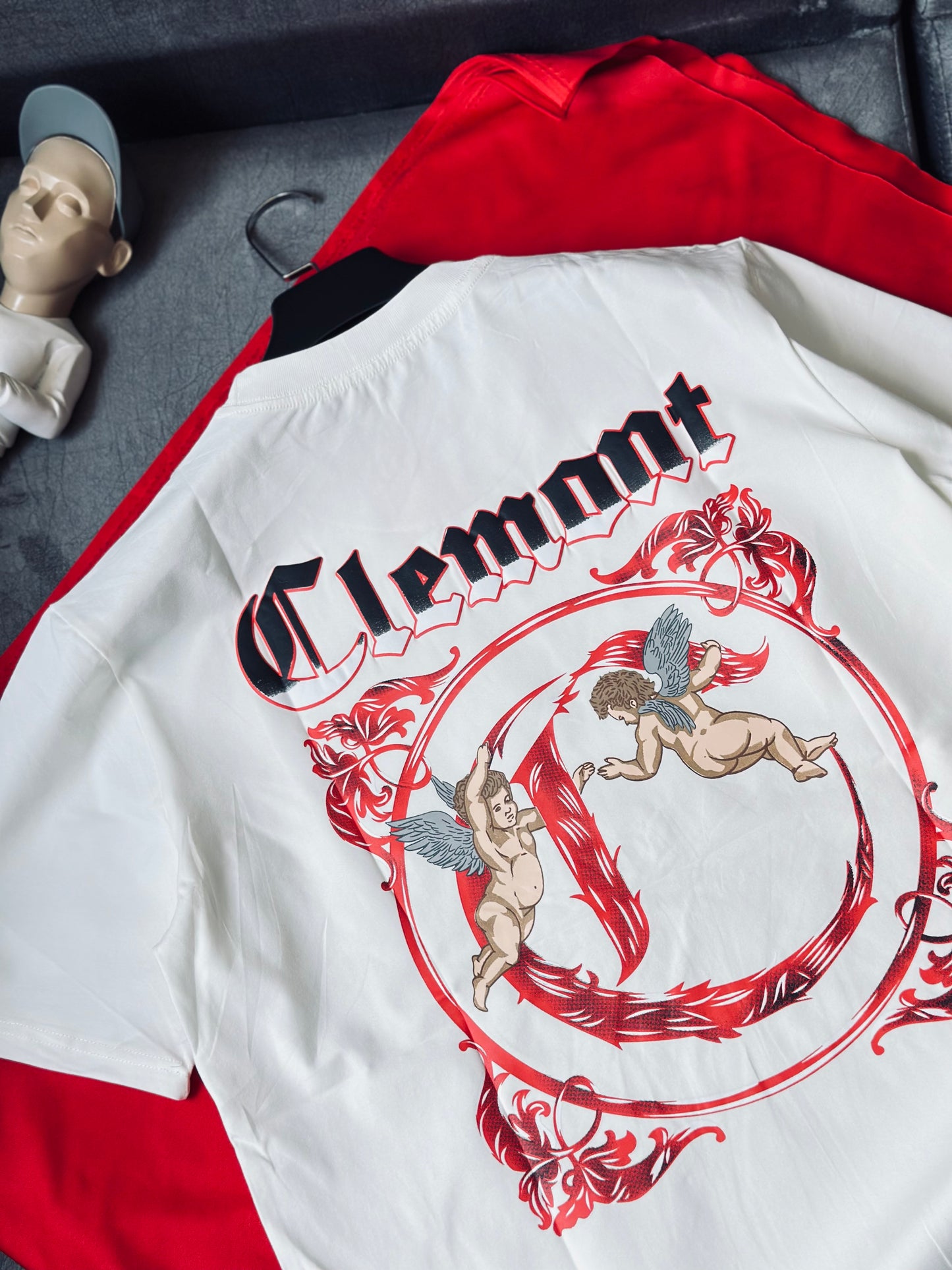 CAMISETA SLIM CLE BLANCA C DOS ANGELES