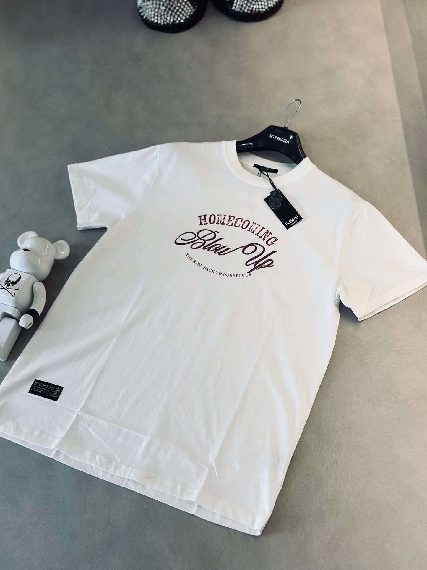 CAMISETA SLIM BLO BLANCA HOMECOMING