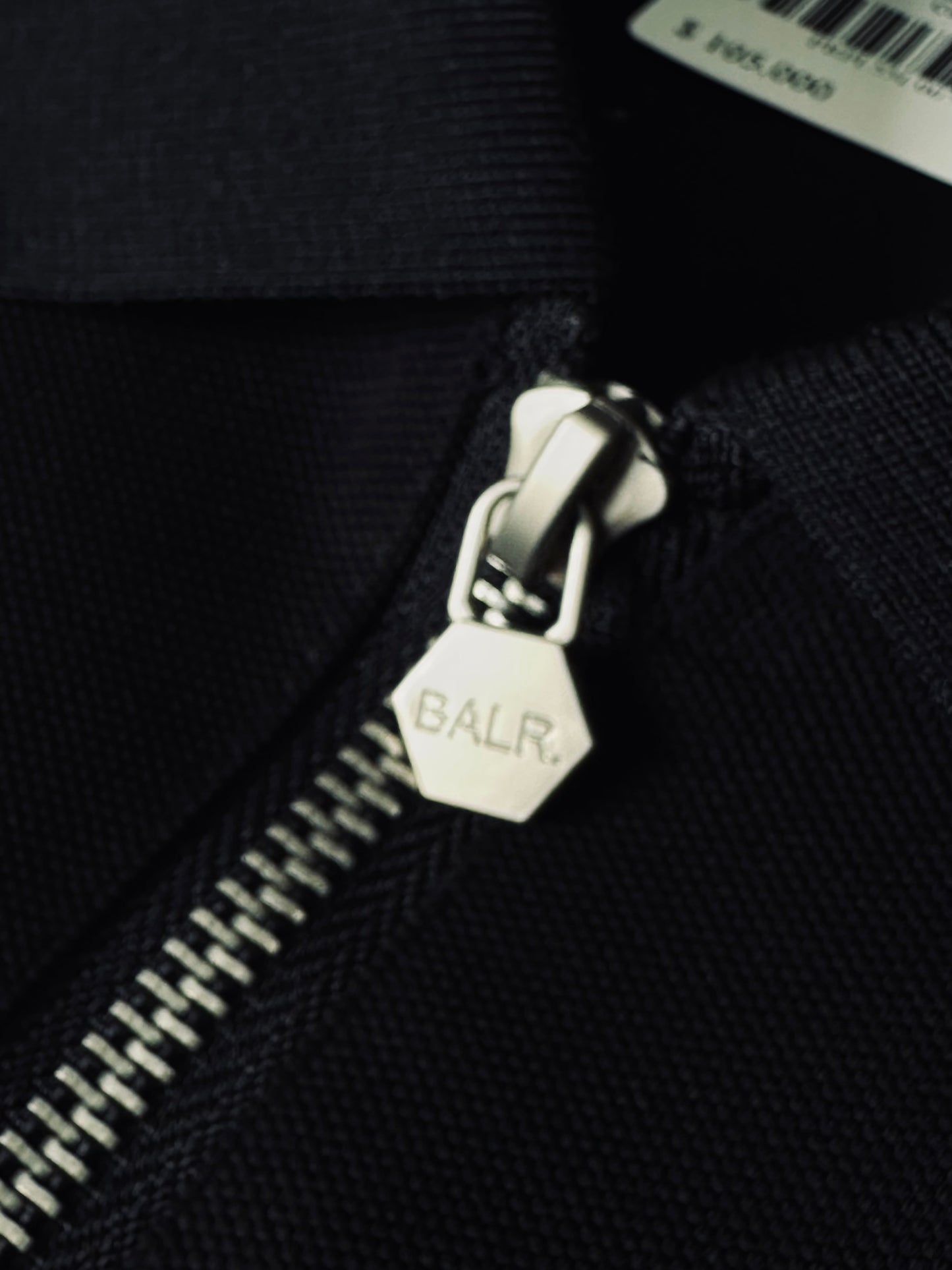 CAMISETA POLO BAL NEGRA CREMALLERA BLR NEGRO