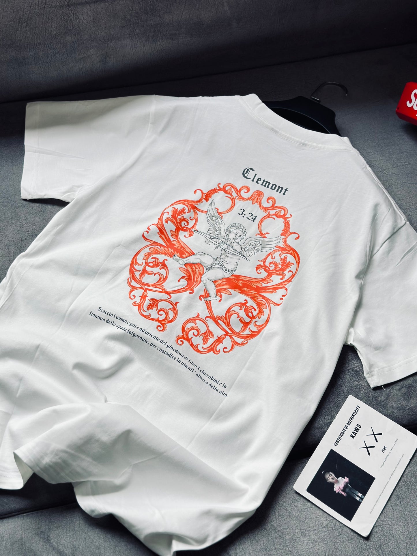 CAMISETA SLIM CLE BLANCA ANGEL 3:24