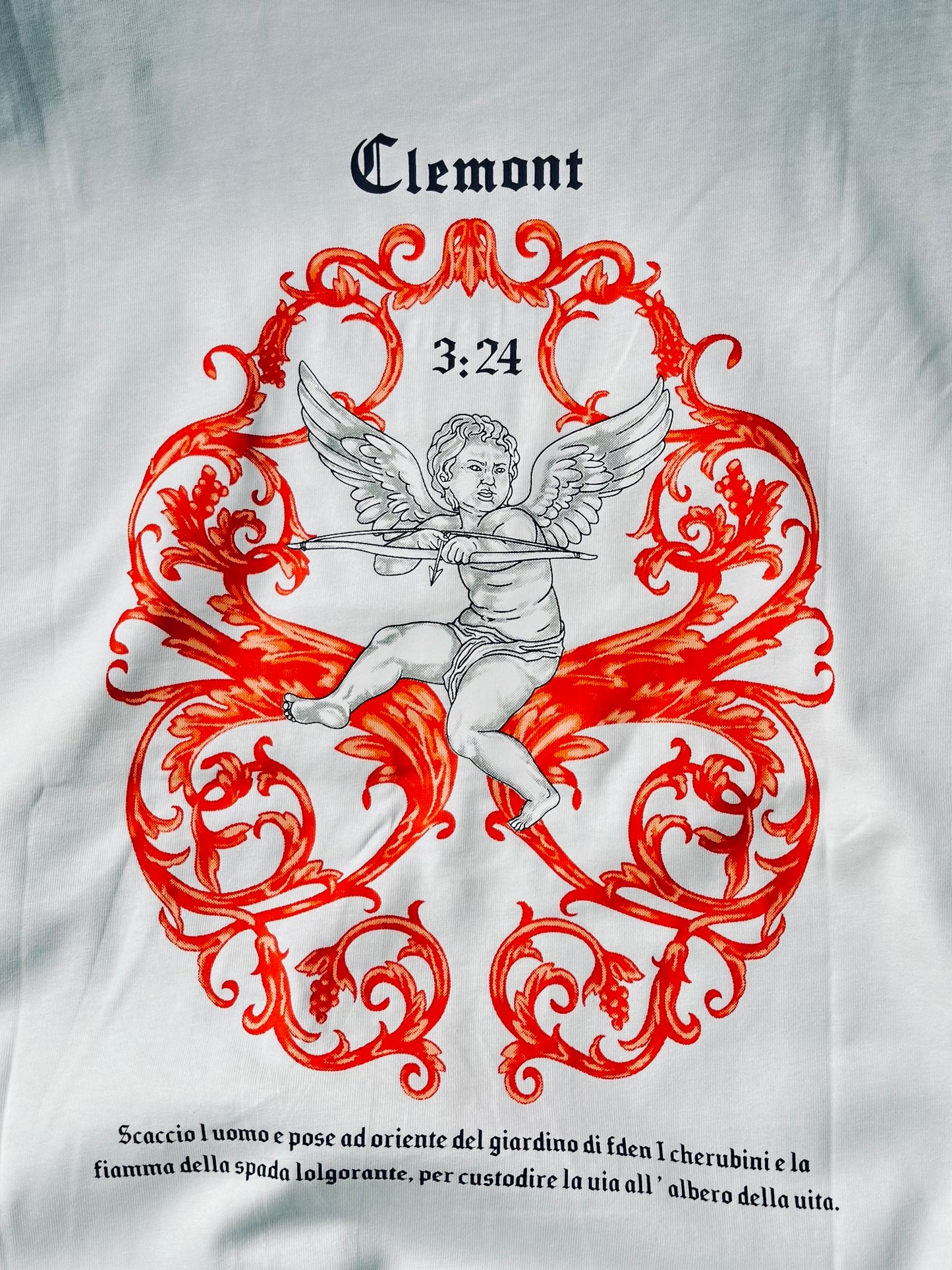 CAMISETA SLIM CLE BLANCA ANGEL 3:24