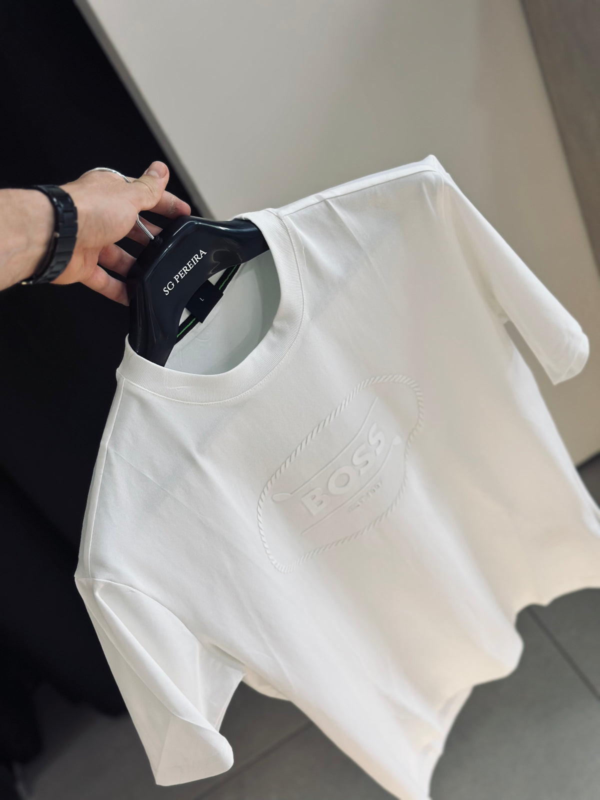 CAMISETA SLIM BOS BLANCA EST. 1997
