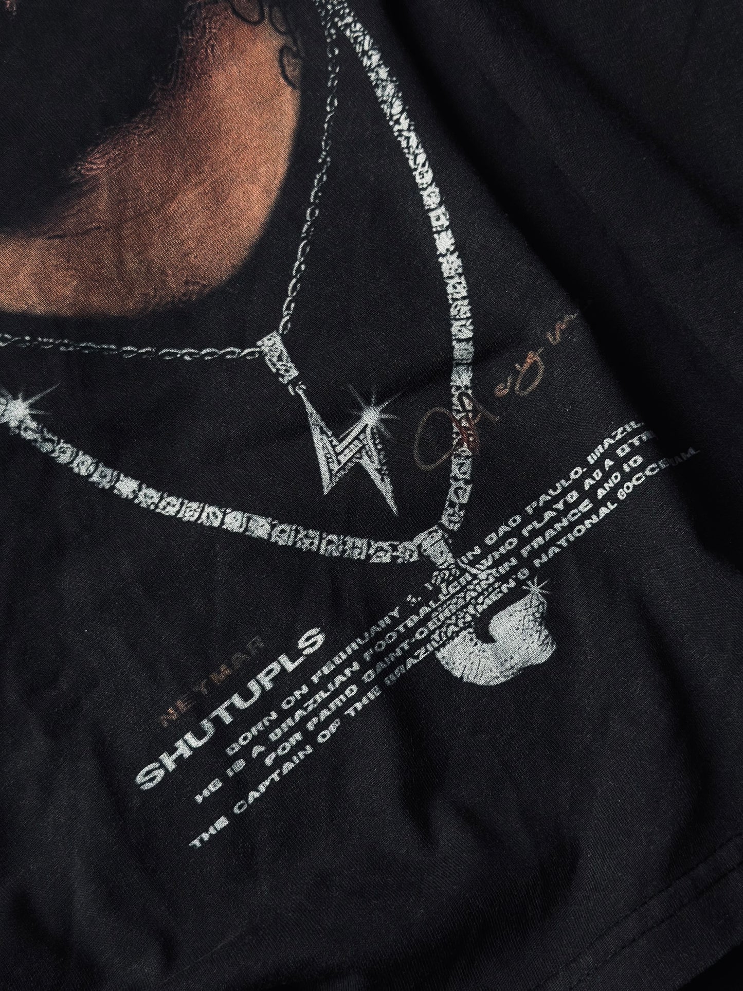 CAMISETA OVERSIZE SAI GRIS NEYMAR DIAMANTES