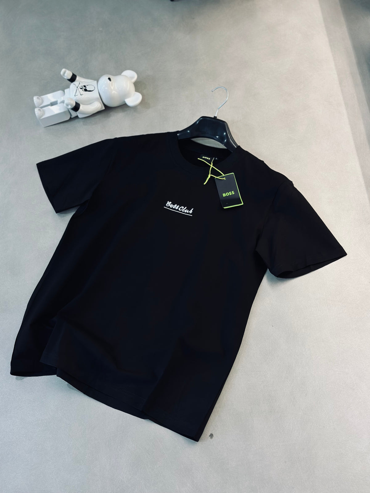 CAMISETA SLIM BOS NEGRA BOSS CLUB