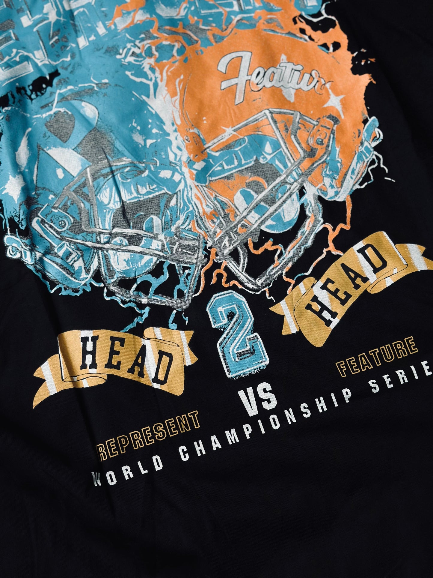 CAMISETA OVERSIZE REP NEGRA CHAMPION 2