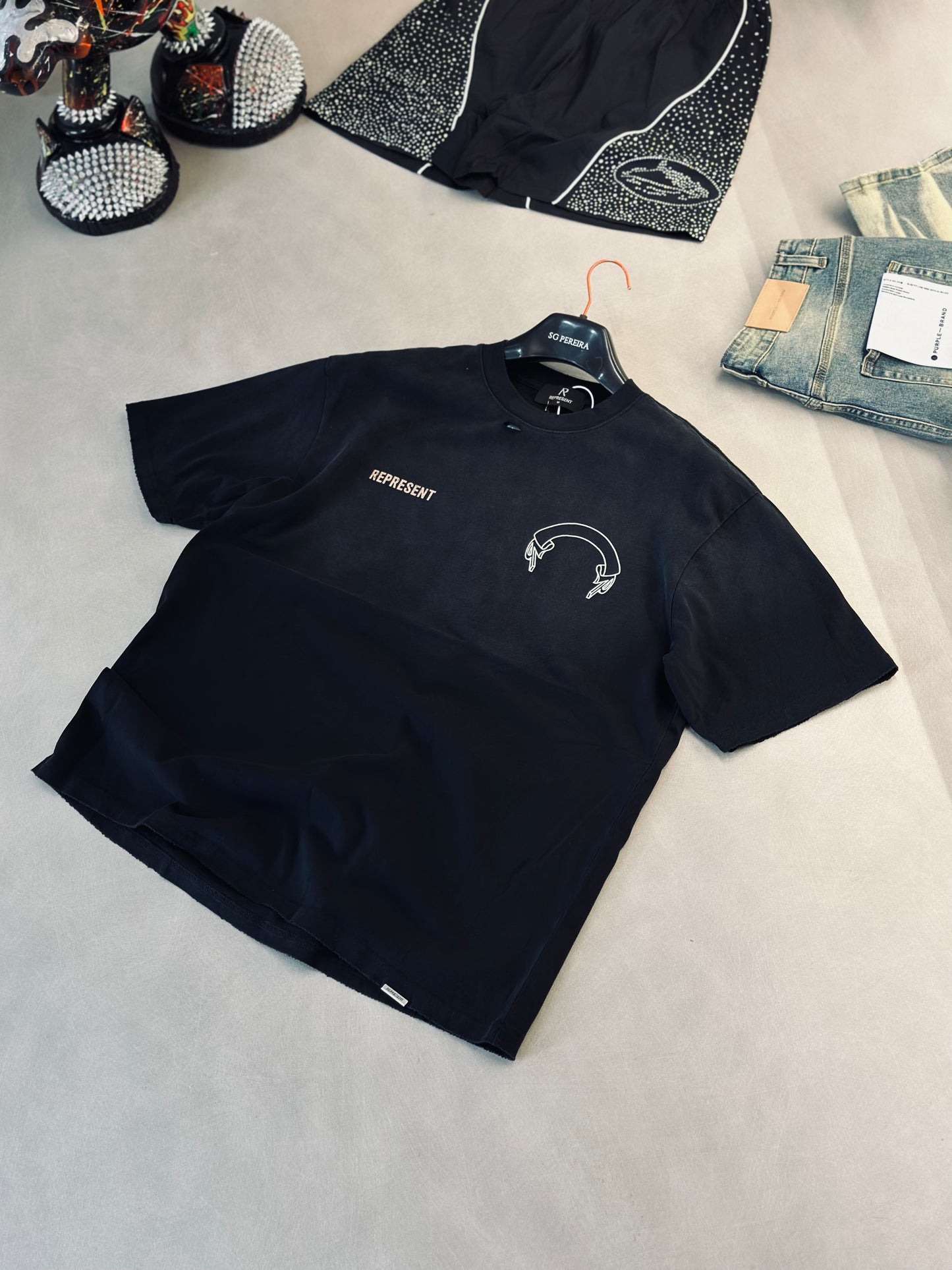 CAMISETA OVERSIZE REP GRIS REP CAFE