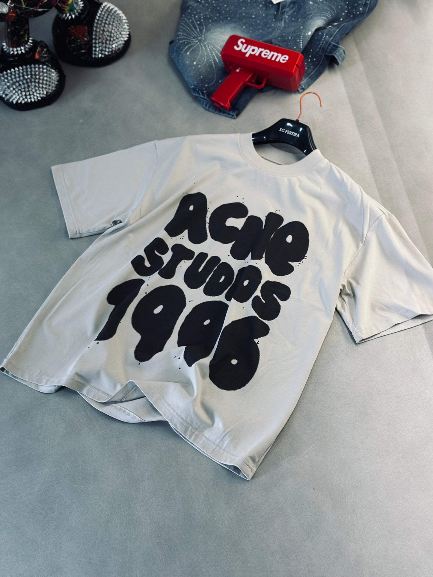 CAMISETA OVERSIZE WIN BEIGE 1996
