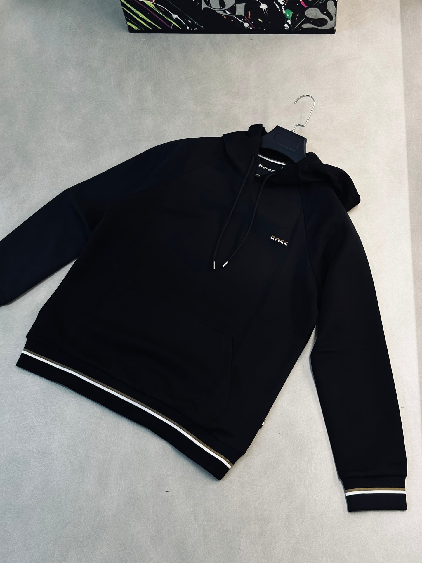 HOODIE BOS NEGRA BOS 3 COLORES
