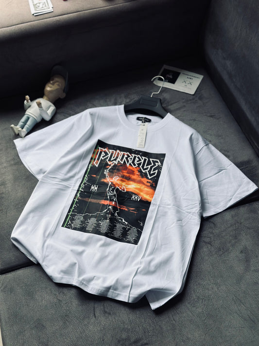 CAMISETA OVERSIZE PUR BLANCA MMXXV