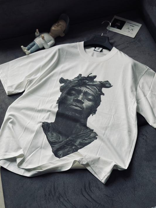 CAMISETA OVERSIZE SAI BLANCA TUPAC ESCULTURA