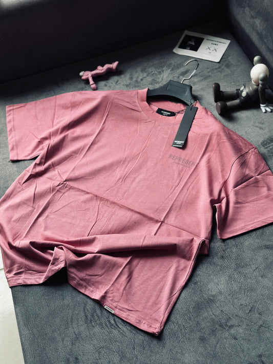 CAMISETA OVERSIZE REP ROSADO CLASICO