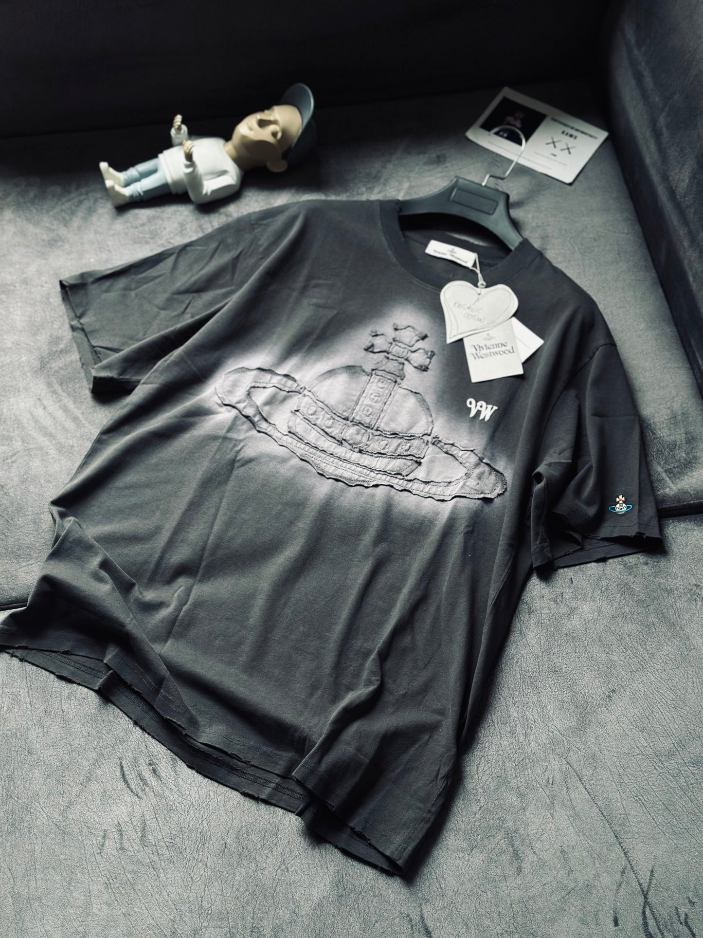CAMISETA OVERSIZE VIV GRIS PLANETA