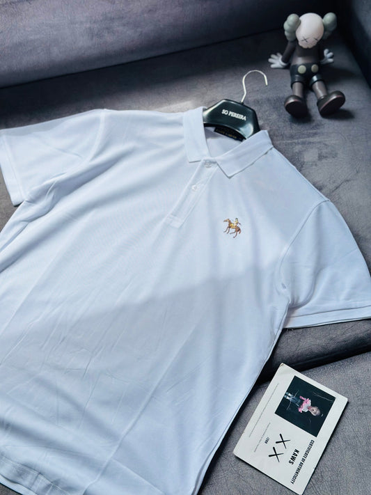 CAMISETA POLO RAL BLANCA CABALLO