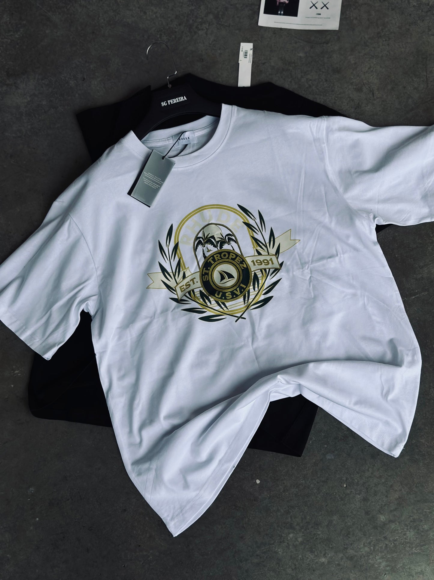 CAMISETA OVERSIZE RHU BLANCA ST TROPEZ MATAS