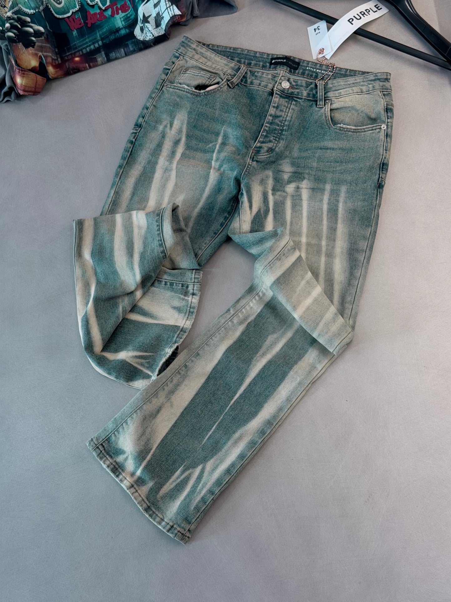 JEAN PUR AZUL VAQUERO DESGASTE BLANCOS