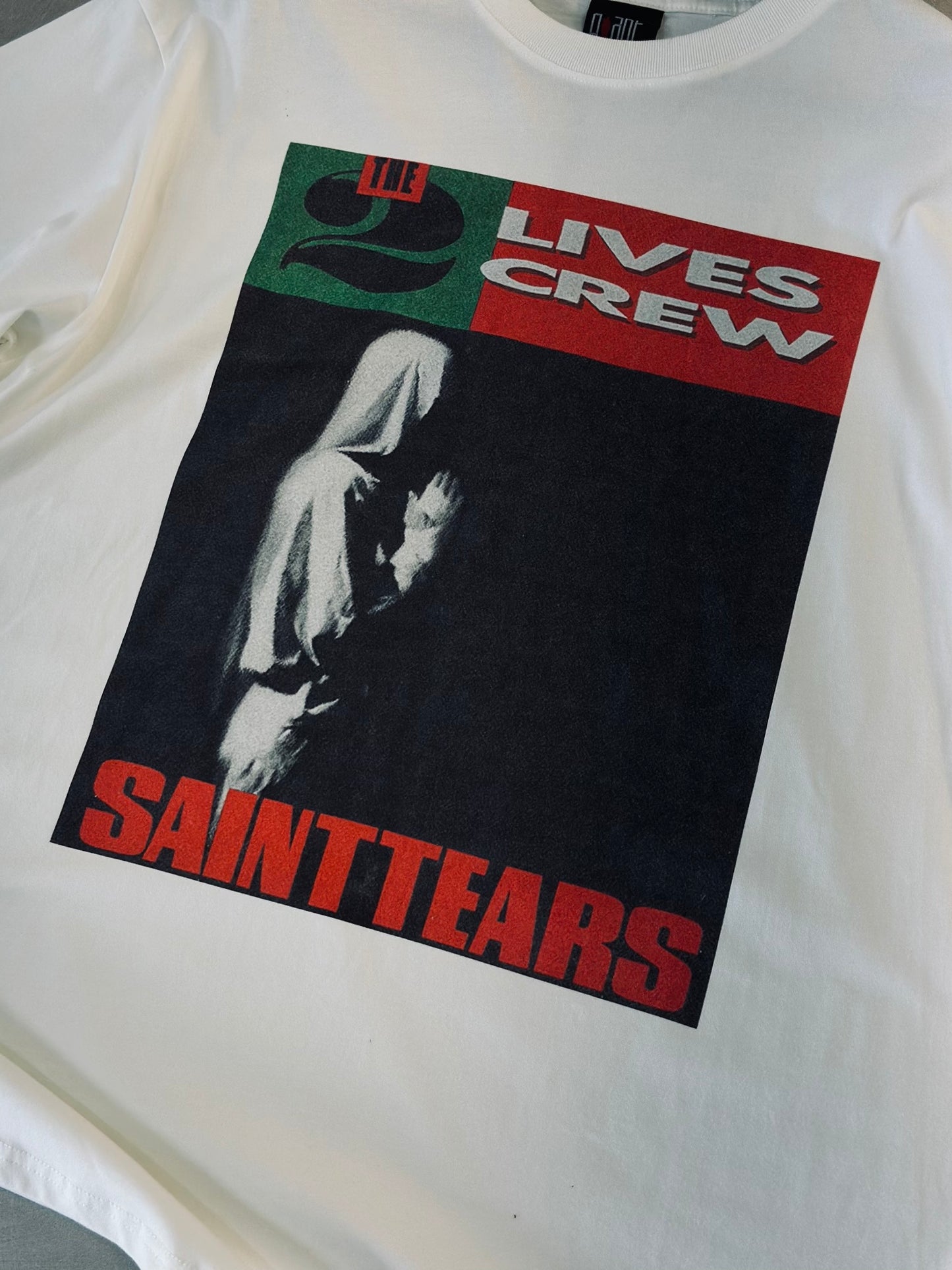 CAMISETA OVERSIZE SAIN BLANCA LIVES CREWS