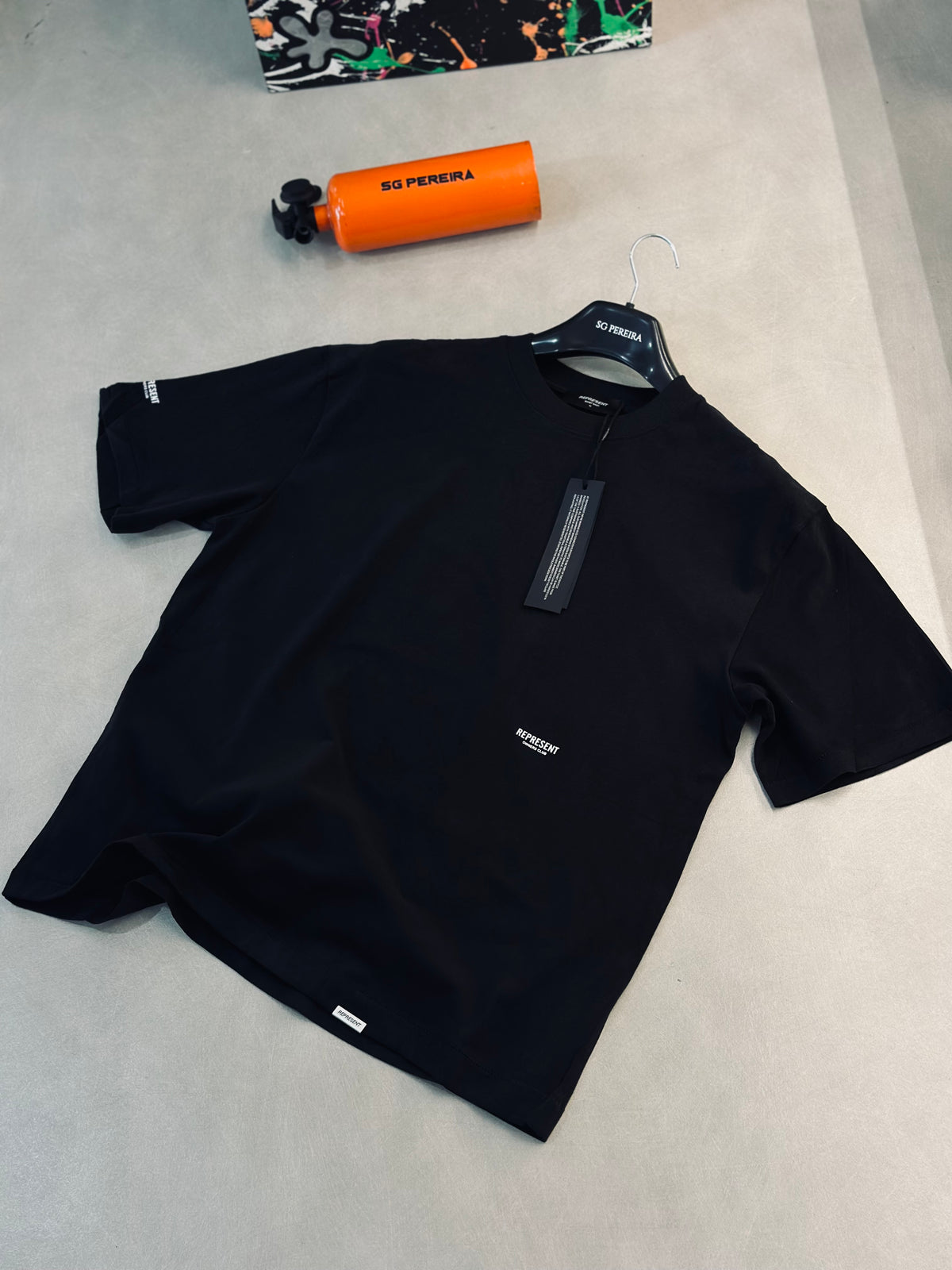 CAMISETA OVERSIZE REP NEGRA BASICA