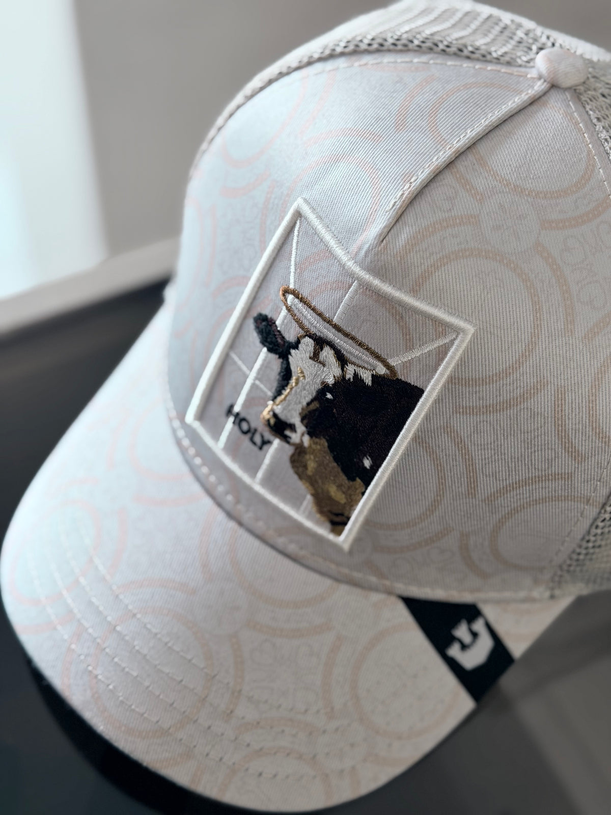 GORRA GOO GRIS VACA