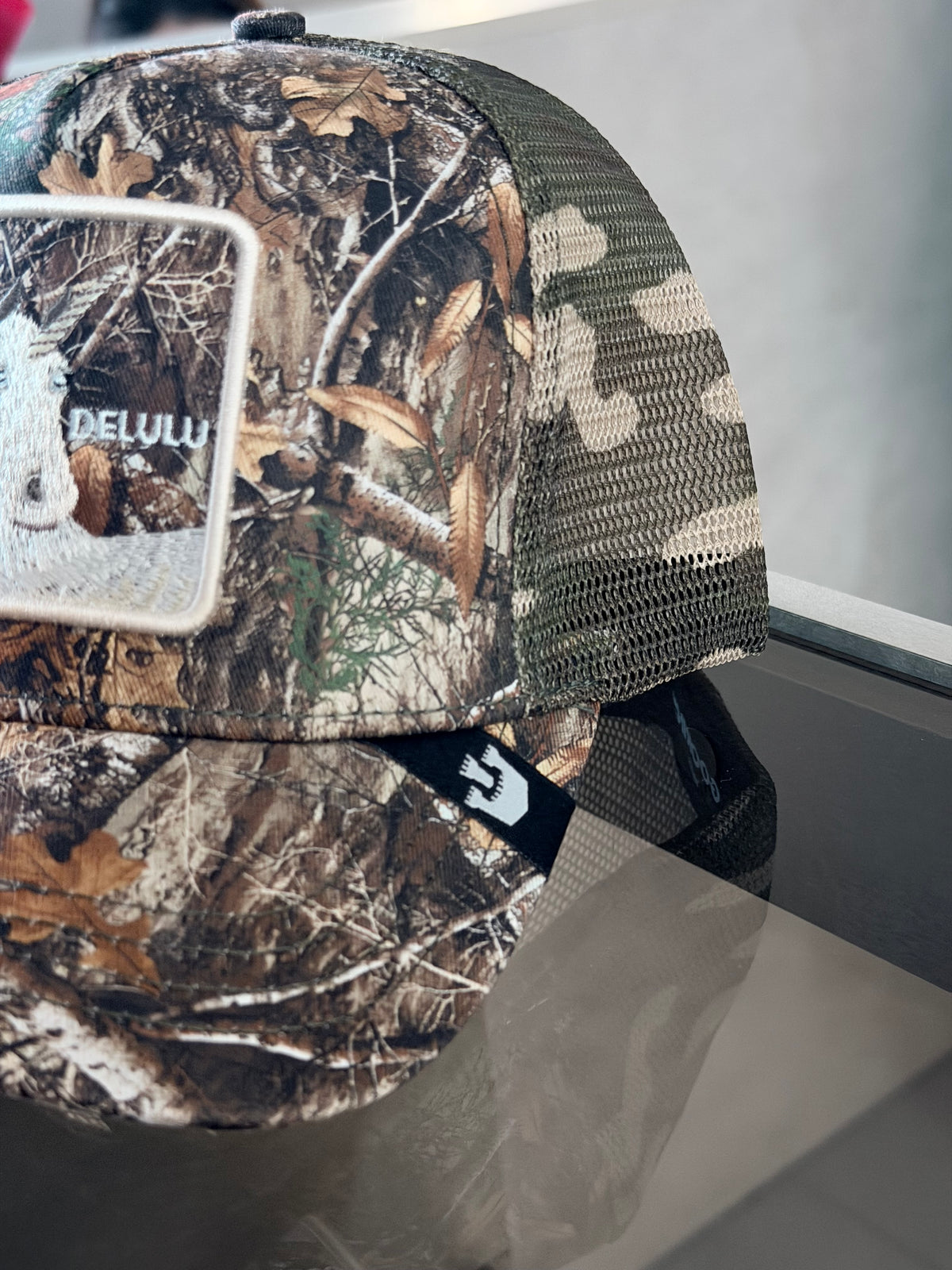 GORRA GOO VERDE CAMUFLAJE UNICORNIO