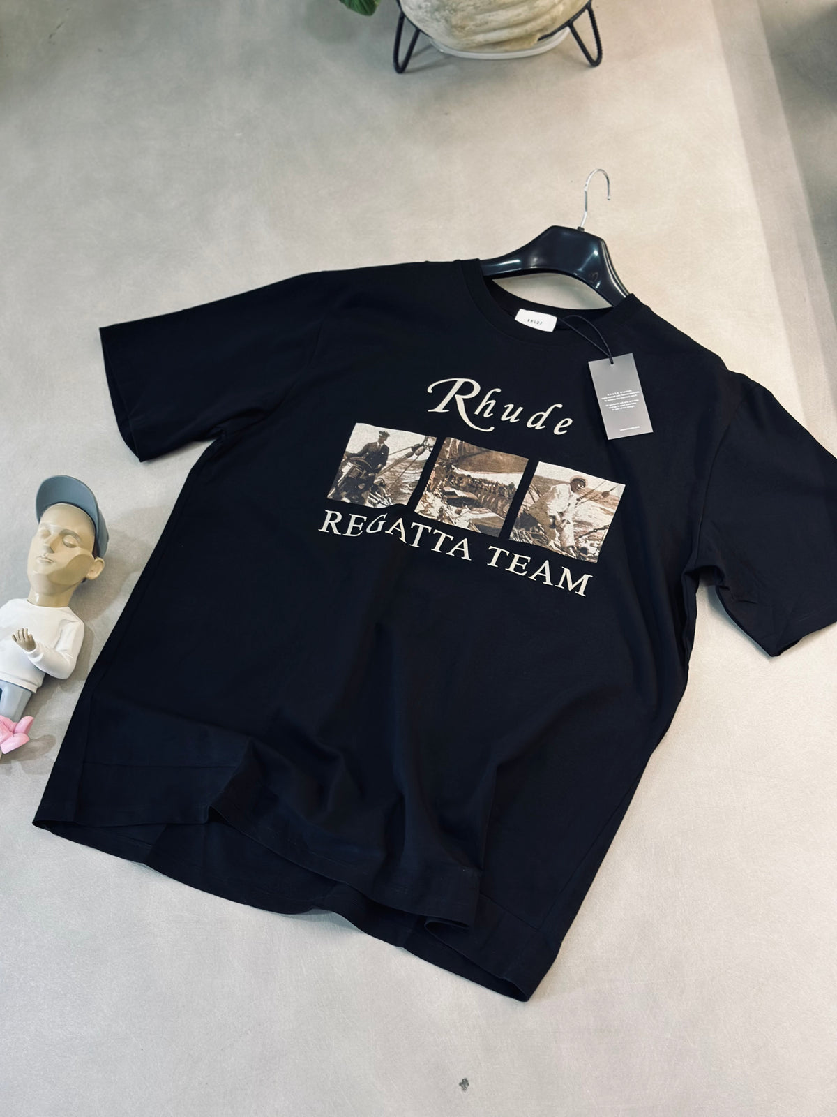 CAMISETA OVERSIZE RHU NEGRA TEAM REGATTA