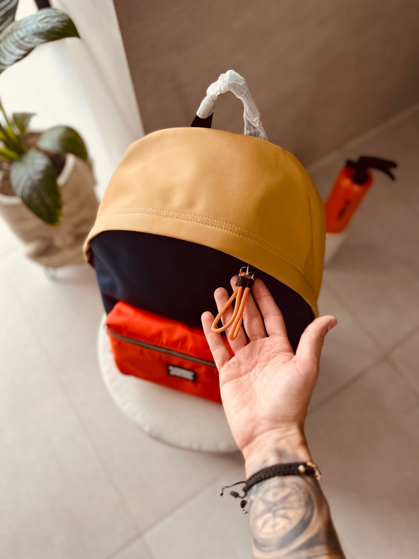 BOLSO BUR AZUL OSCURO LONDON ENGLAND