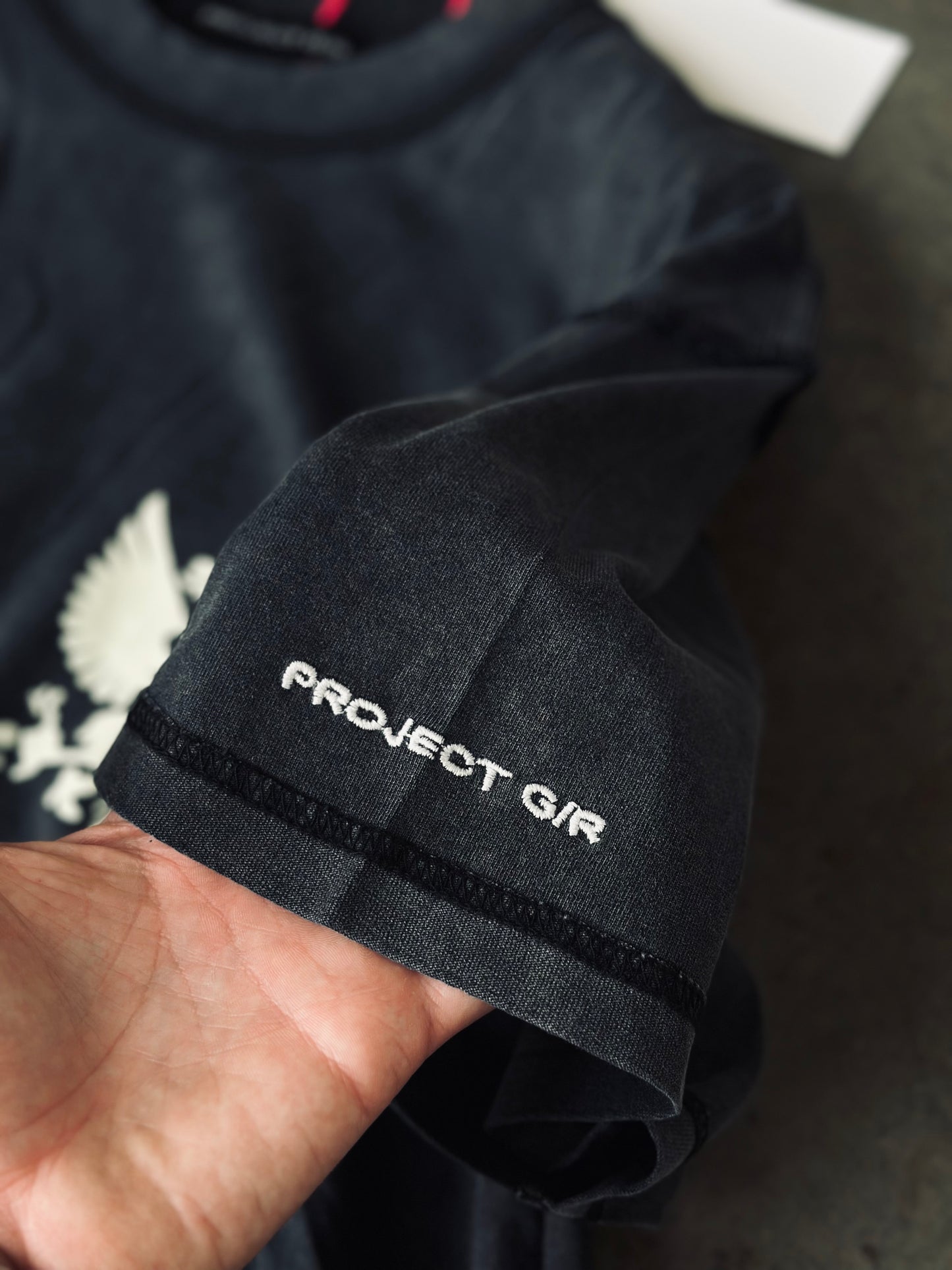CAMISETA OVERSIZE PRO NEGRA ESCUDO