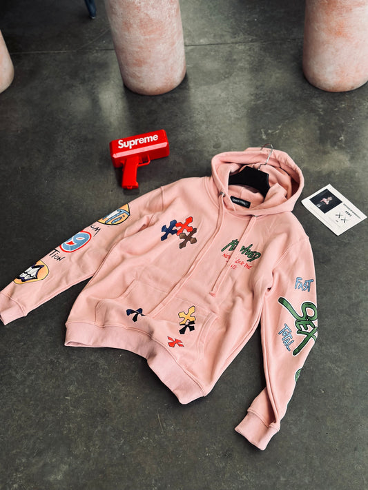 HOODIE CHR ROSADO CLASICO