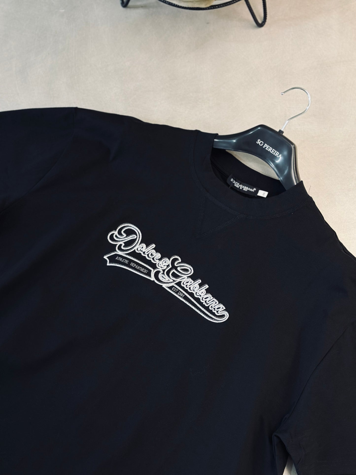 CAMISETA OVERSIZE DOL NEGRA DOLCE TEJIDO