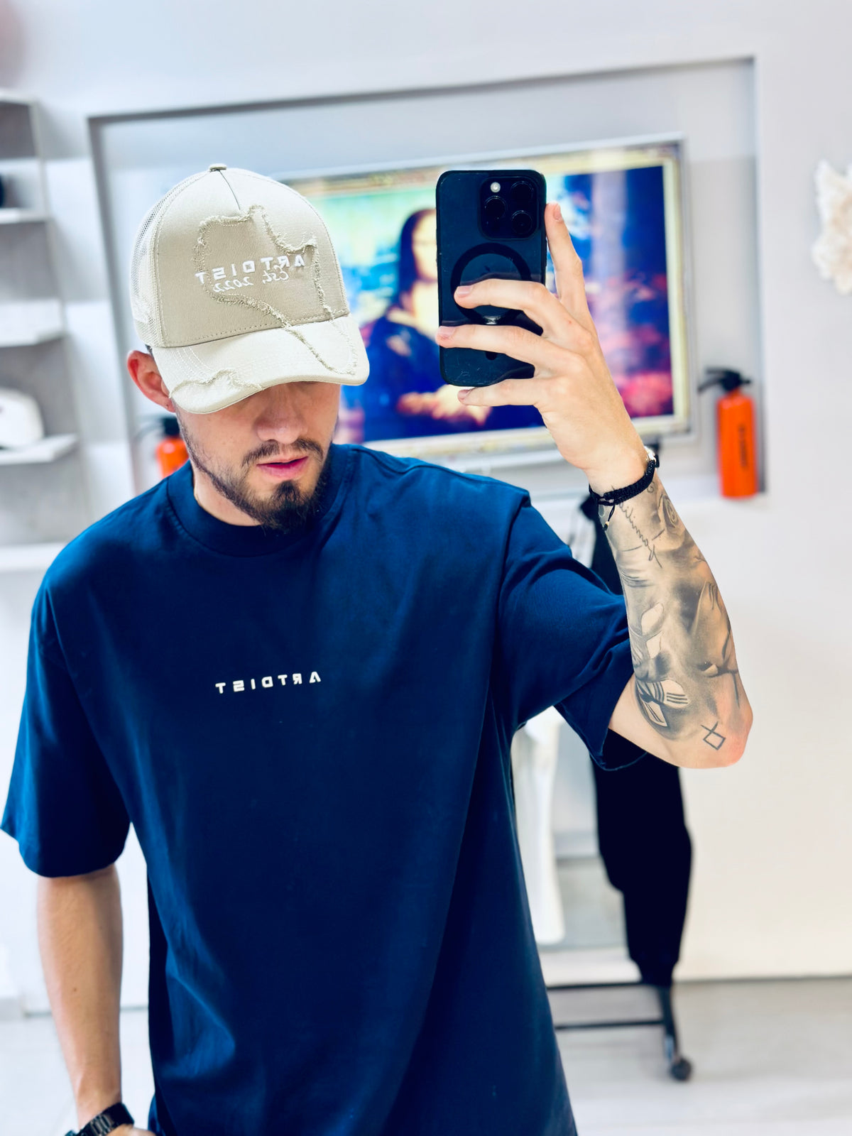 CAMISETA ARTD AZUL MARINO PORTICO