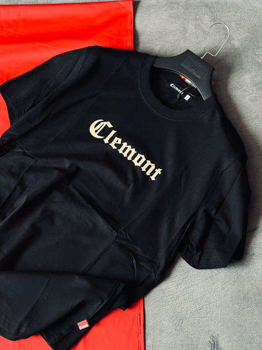 CAMISETA SLIM CLE NEGRA MARCO CAFÉ