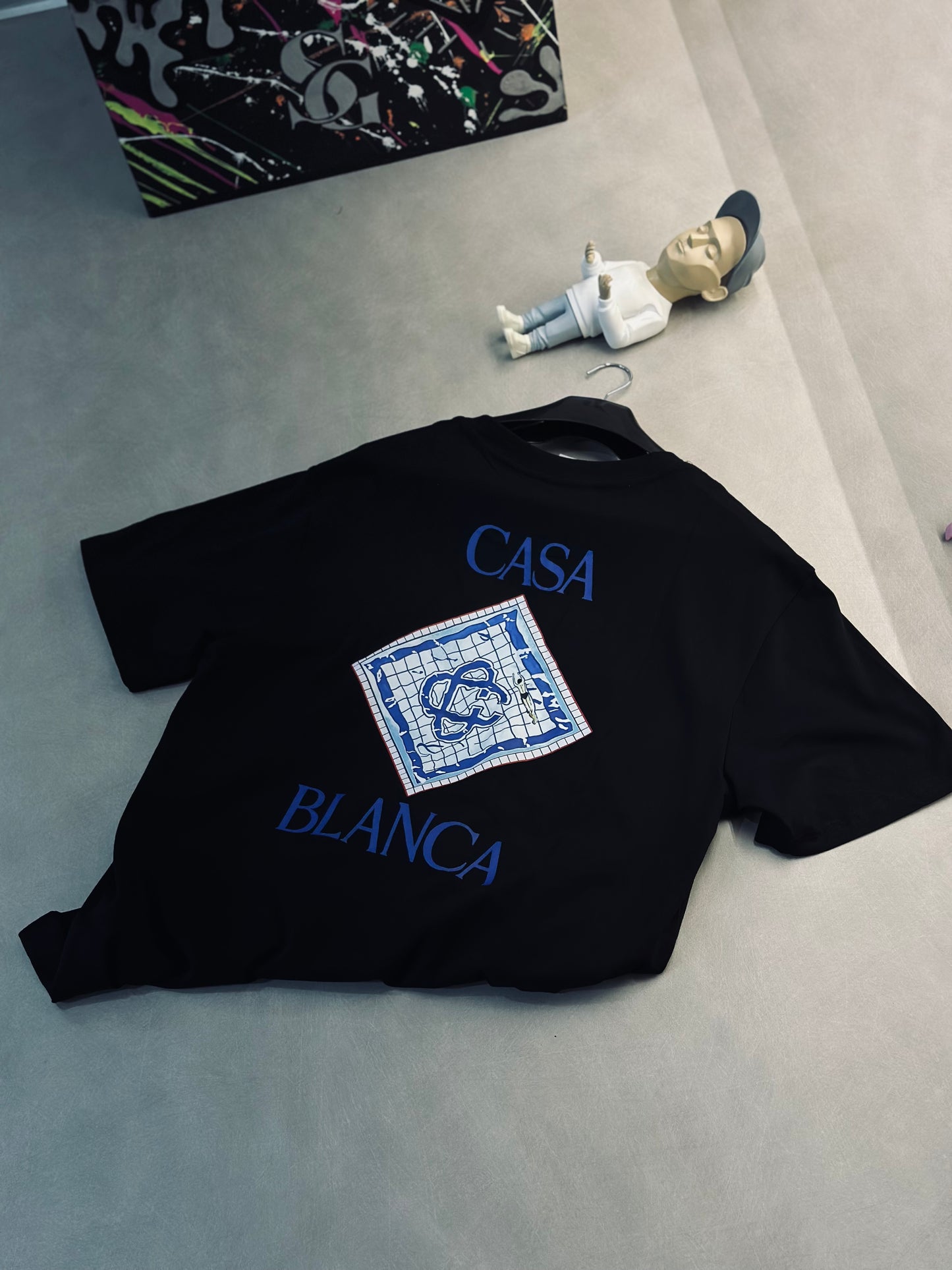 CAMISETA OVERSIZE CAS NEGRA PISCINA