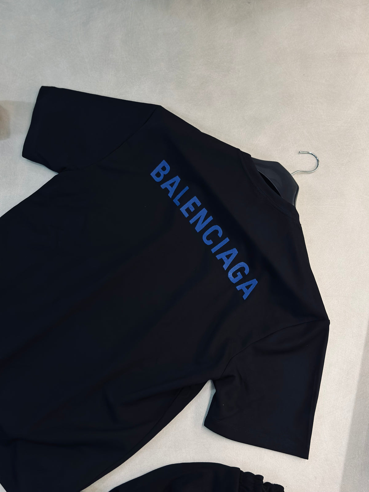 CONJUNTO BAL NEGRO TEJIDO AZUL