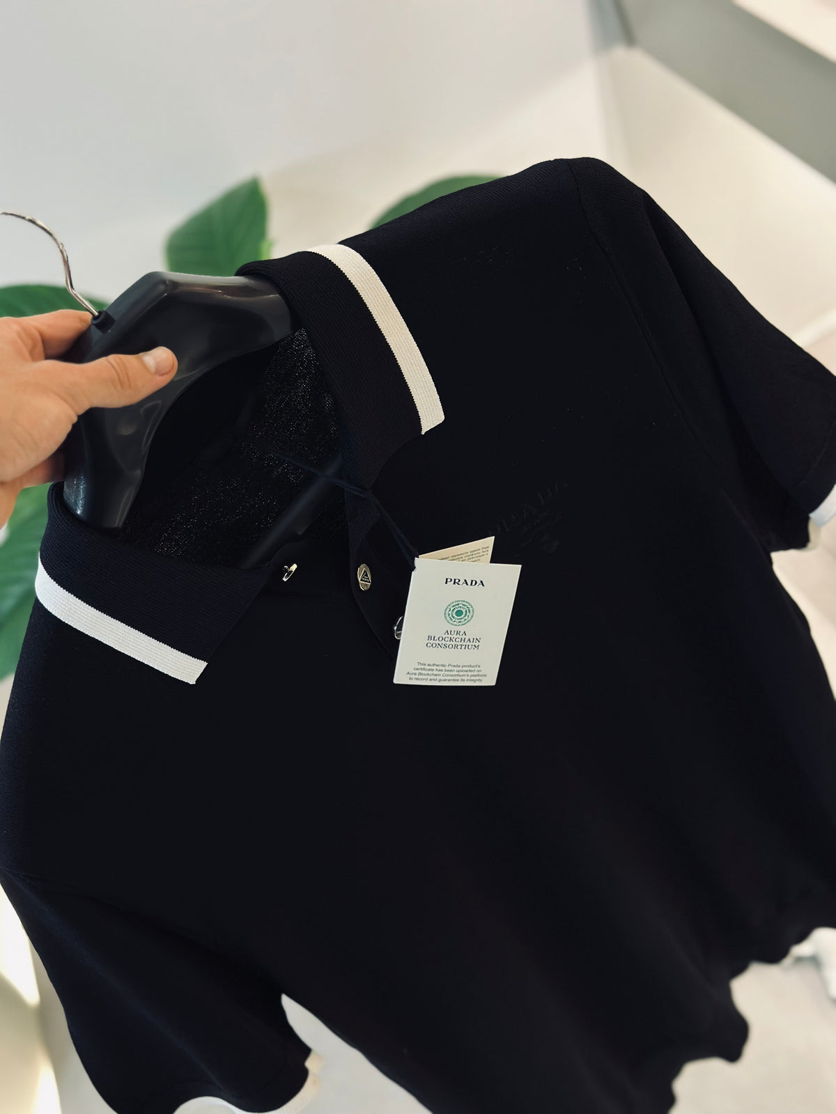 CAMISETA POLO PRA NEGRA TEJIDO PRA NEGRA