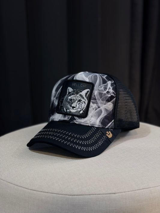 GORRA GOO NEGRA HUMO TIGRE