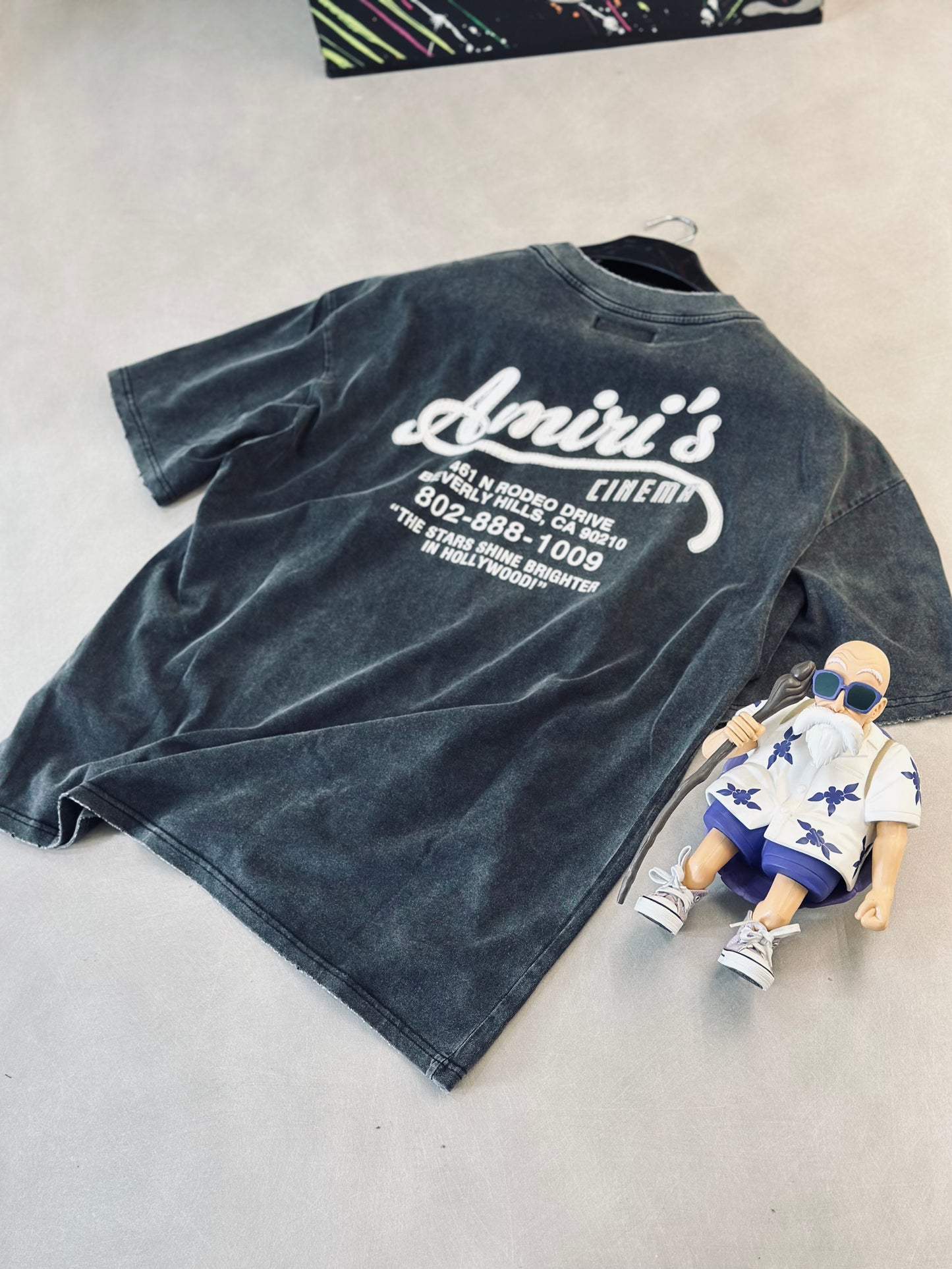 CAMISETA OVERSIZE AMI GRIS CINEMA