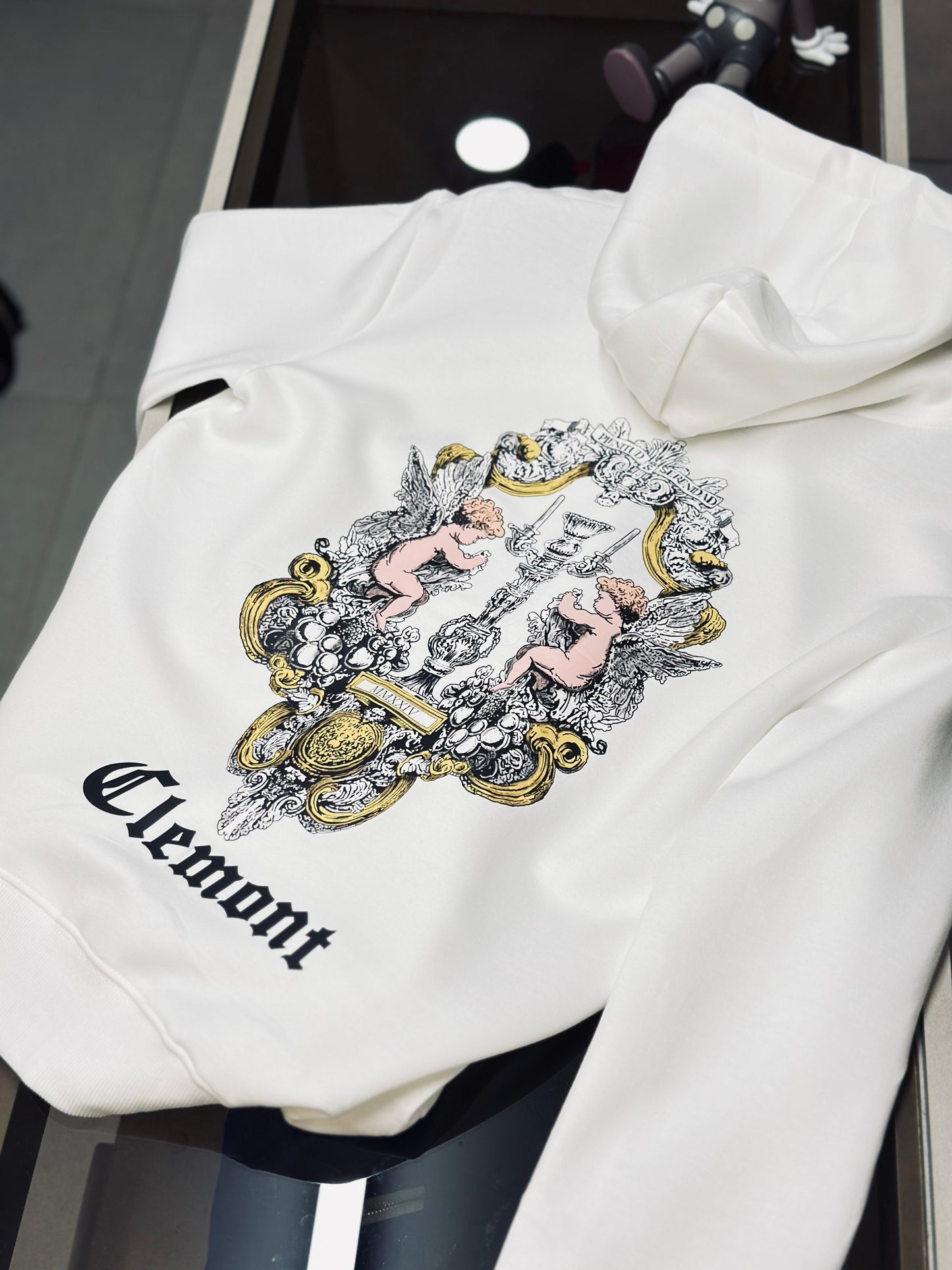 HOODIE CLE BLANCO PLENITUD Y SERENIDAD